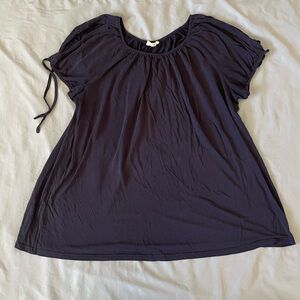 Suzanne Betro Tie Sleeve Blouse